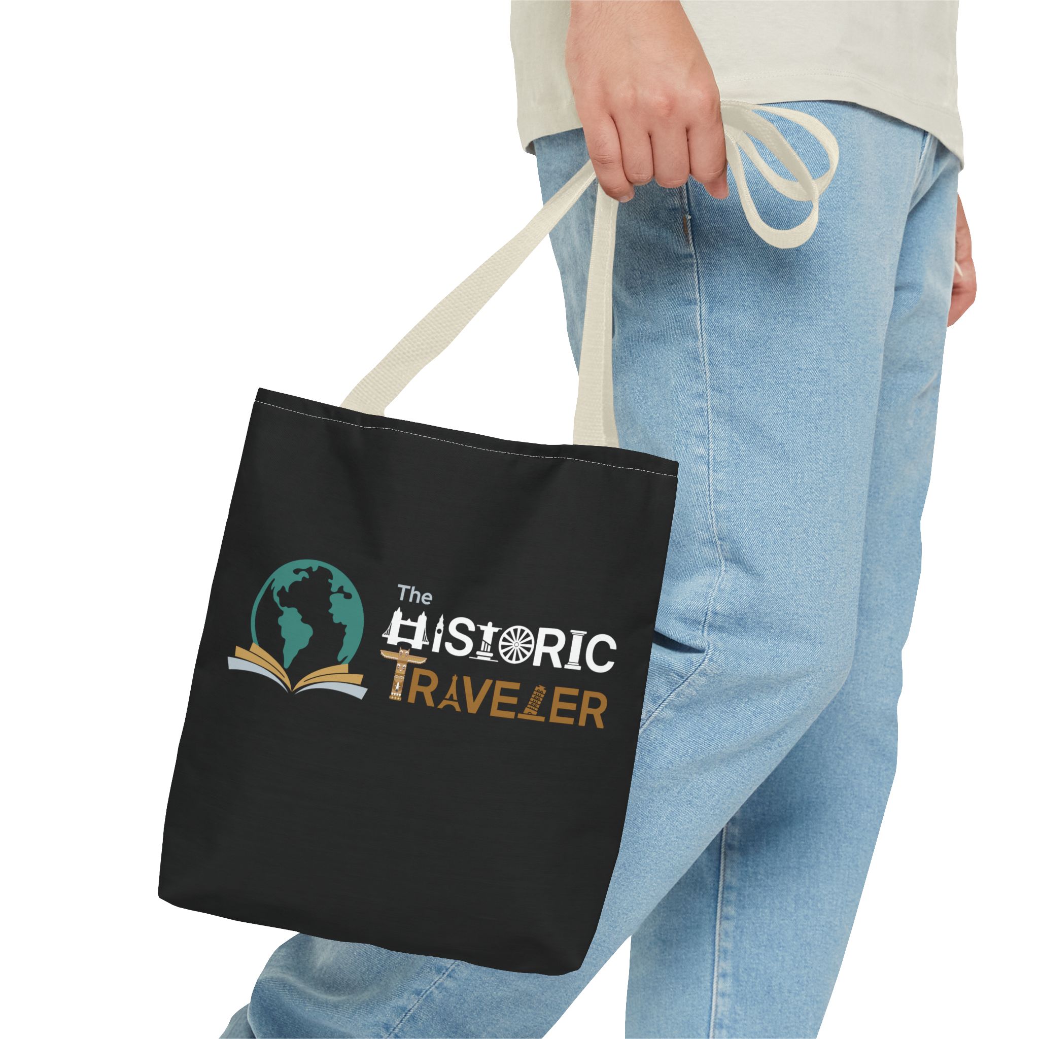 Tote Bag (AOP) Black - Image 27