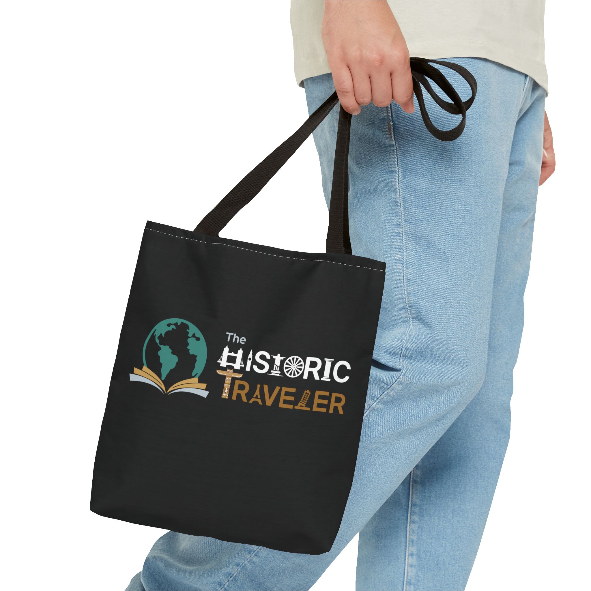 Tote Bag (AOP) Black - Image 3