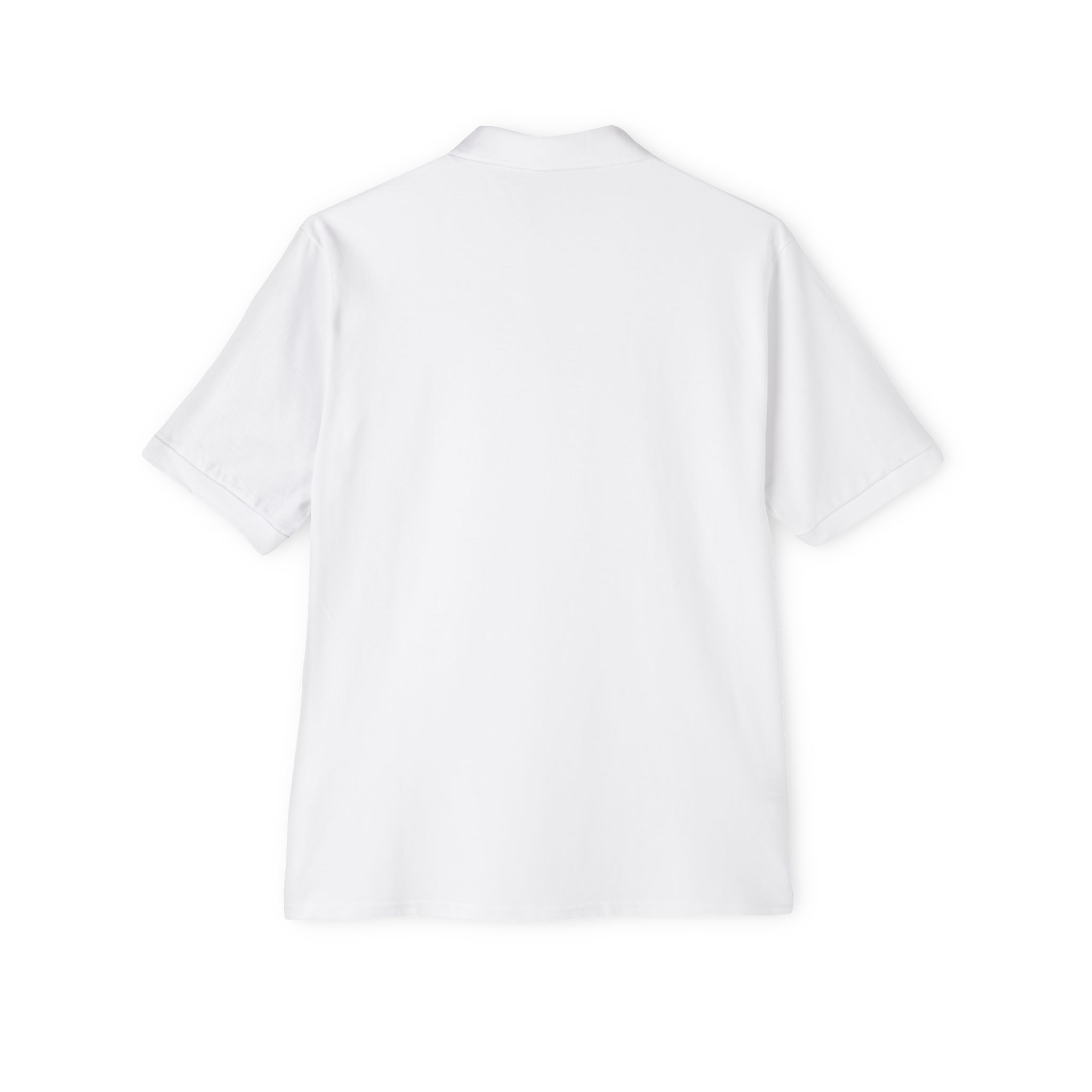 Men's Piqué Polo White - Image 2