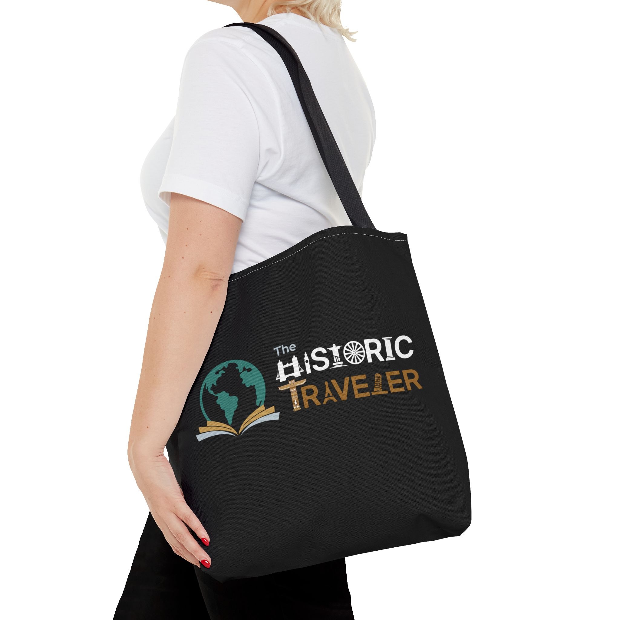 Tote Bag (AOP) Black - Image 8