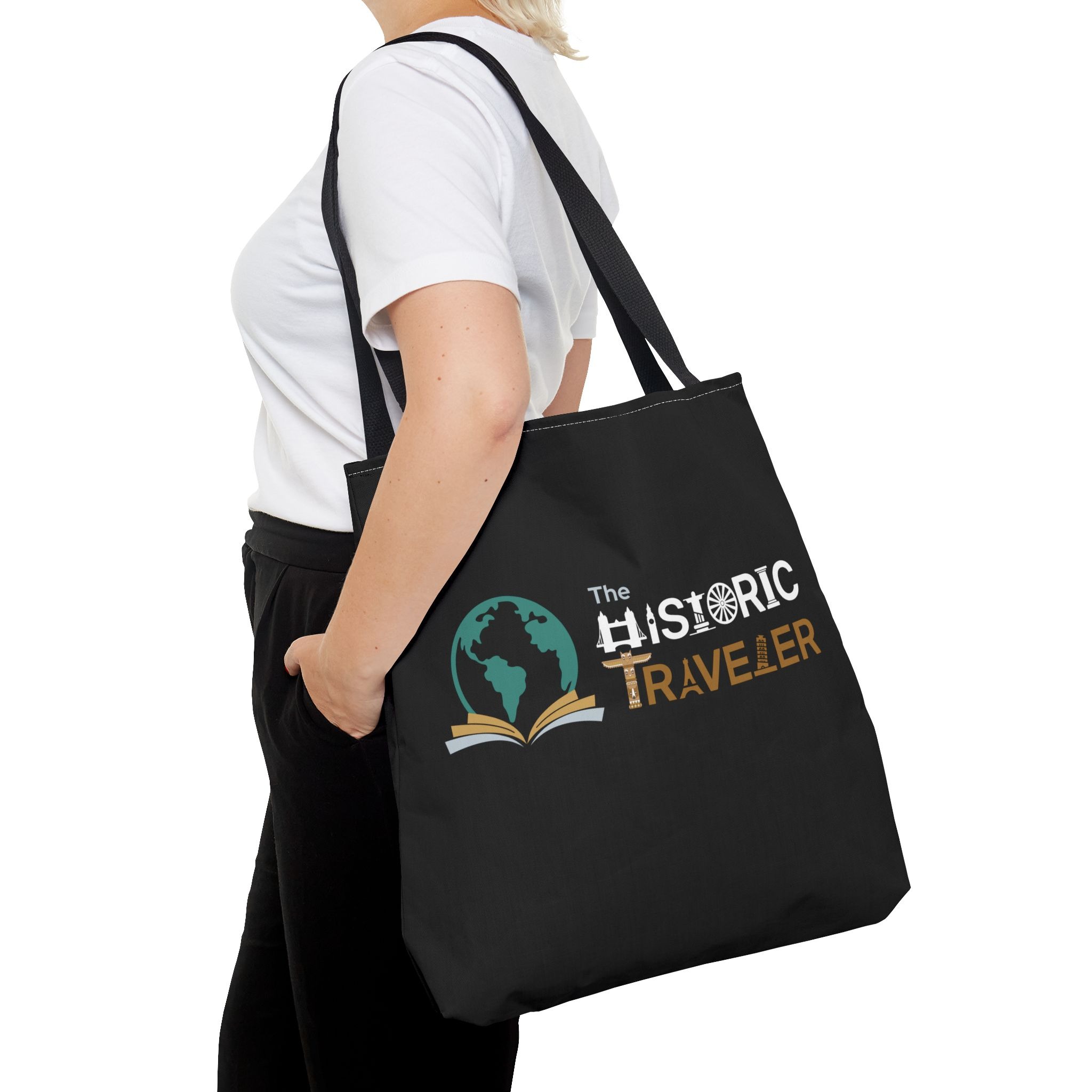 Tote Bag (AOP) Black - Image 12