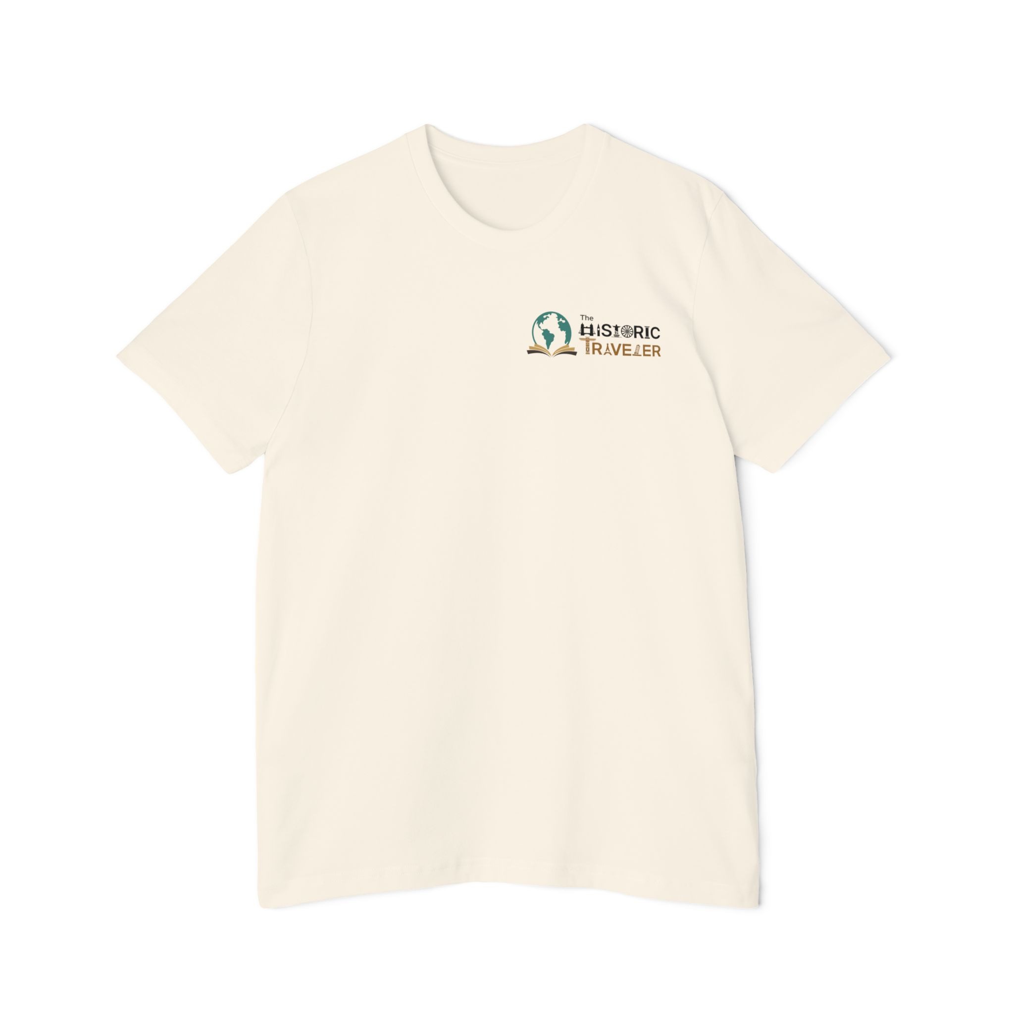 USA-Made Unisex Short-Sleeve Jersey T-Shirt Light + Back Print - Image 5