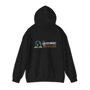 Unisex Heavy Blend™ Hooded Sweatshirt Dark + Logo Back