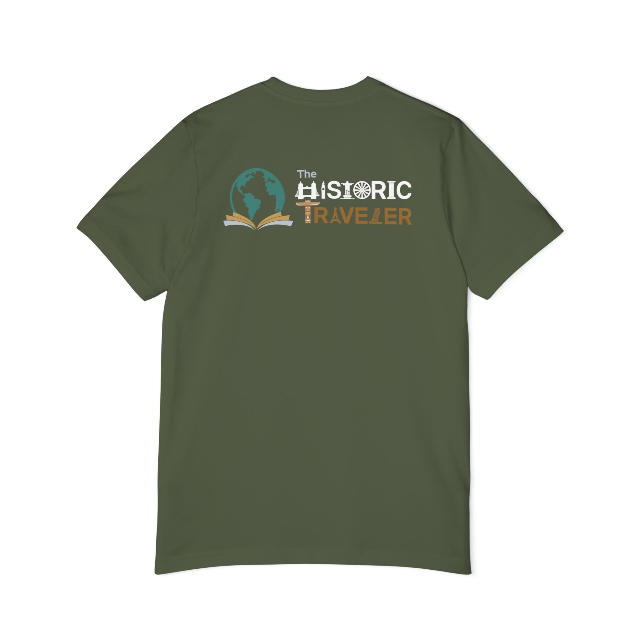 USA-Made Unisex Short-Sleeve Jersey T-Shirt Dark + Back Print - Image 10