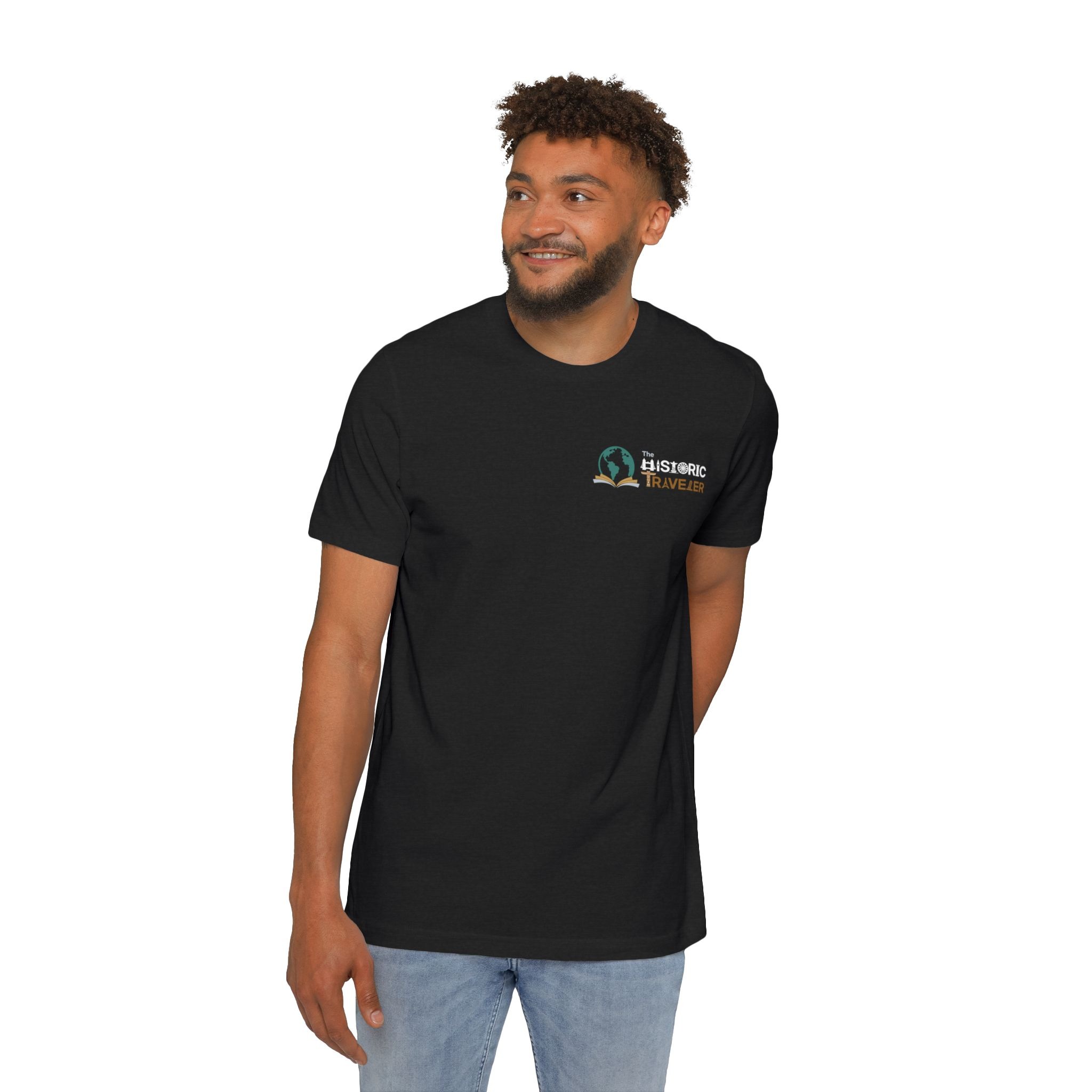 USA-Made Unisex Short-Sleeve Jersey T-Shirt Dark - Image 3