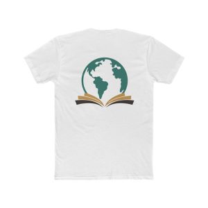 Unisex Cotton Crew Tee Light + Back Earth Logo