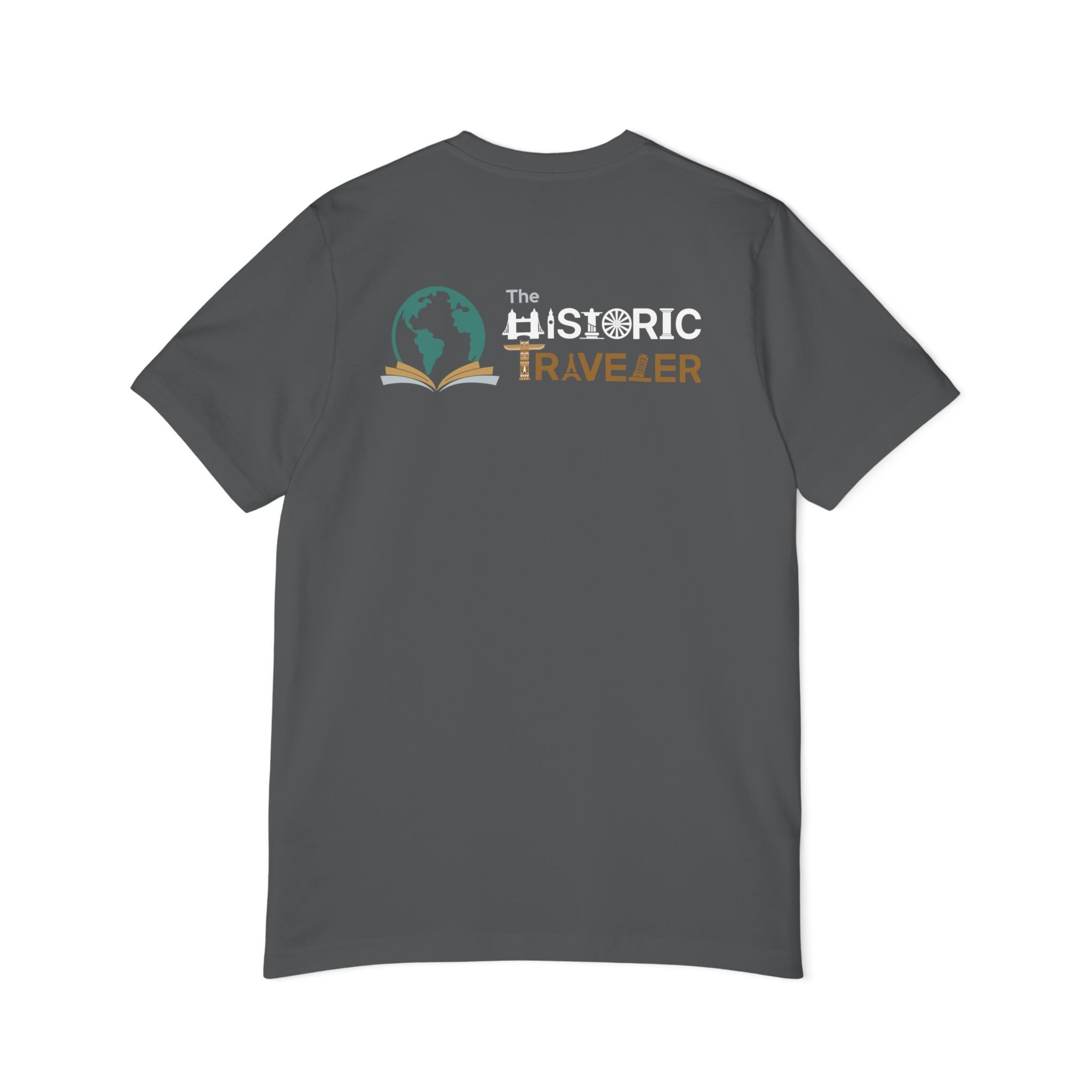 USA-Made Unisex Short-Sleeve Jersey T-Shirt Dark + Back Print - Image 6
