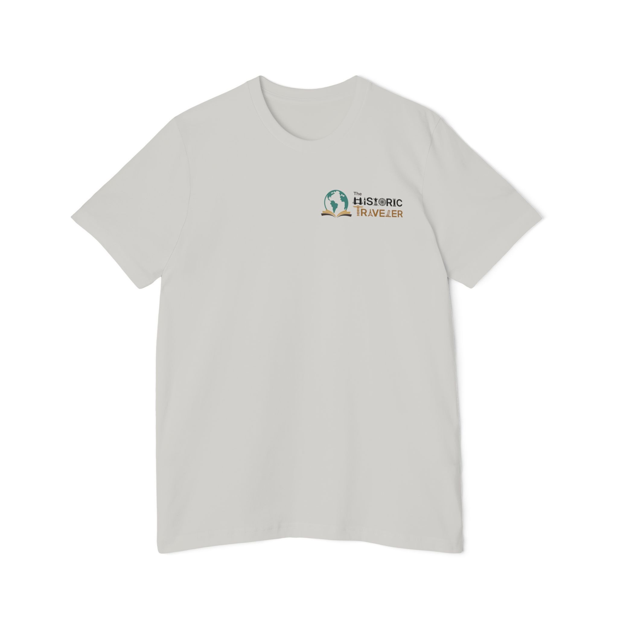 USA-Made Unisex Short-Sleeve Jersey T-Shirt Light + Back Print - Image 9