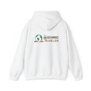 Unisex Heavy Blend™ Hooded Sweatshirt Light + Logo Back